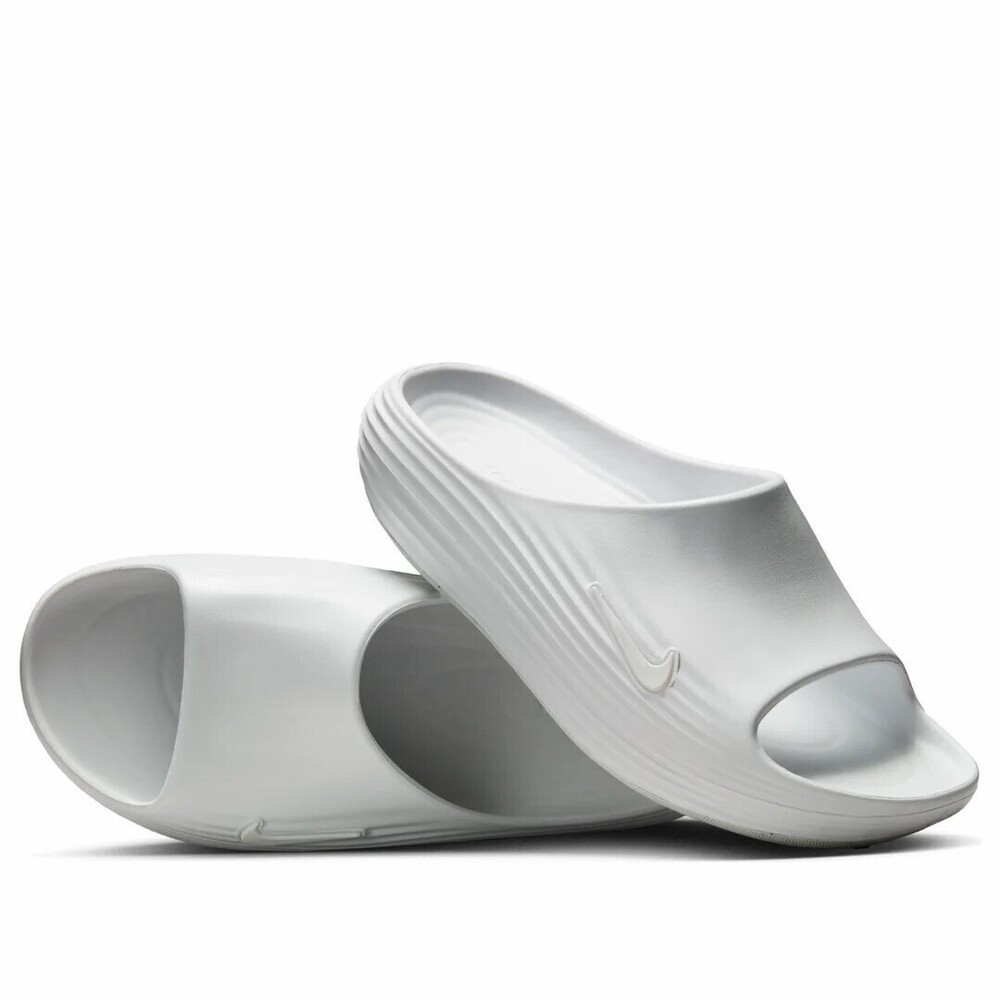 Size 15 Nike ReactX Rejuven8 Slides 'Summit White' Men's Sandals HV4479-100